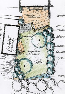 Garden Sketch Design